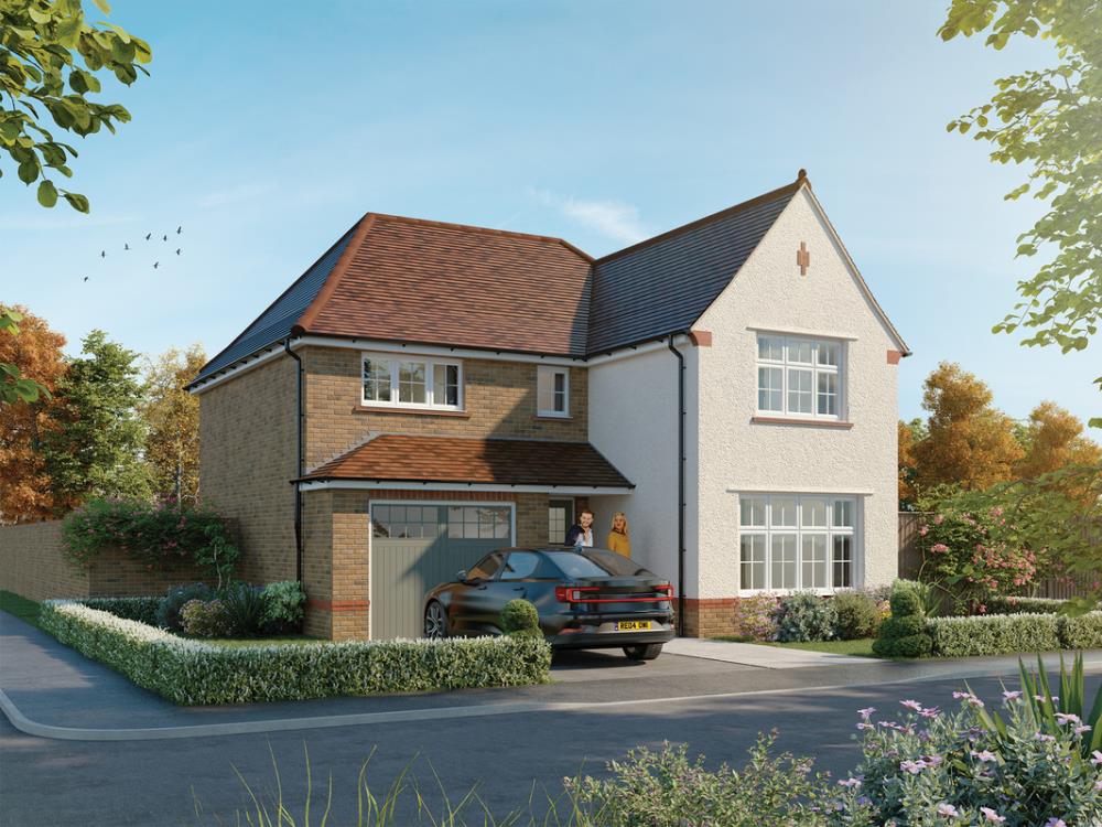 External CGI in render of the Marlow, a 4 bedroom house