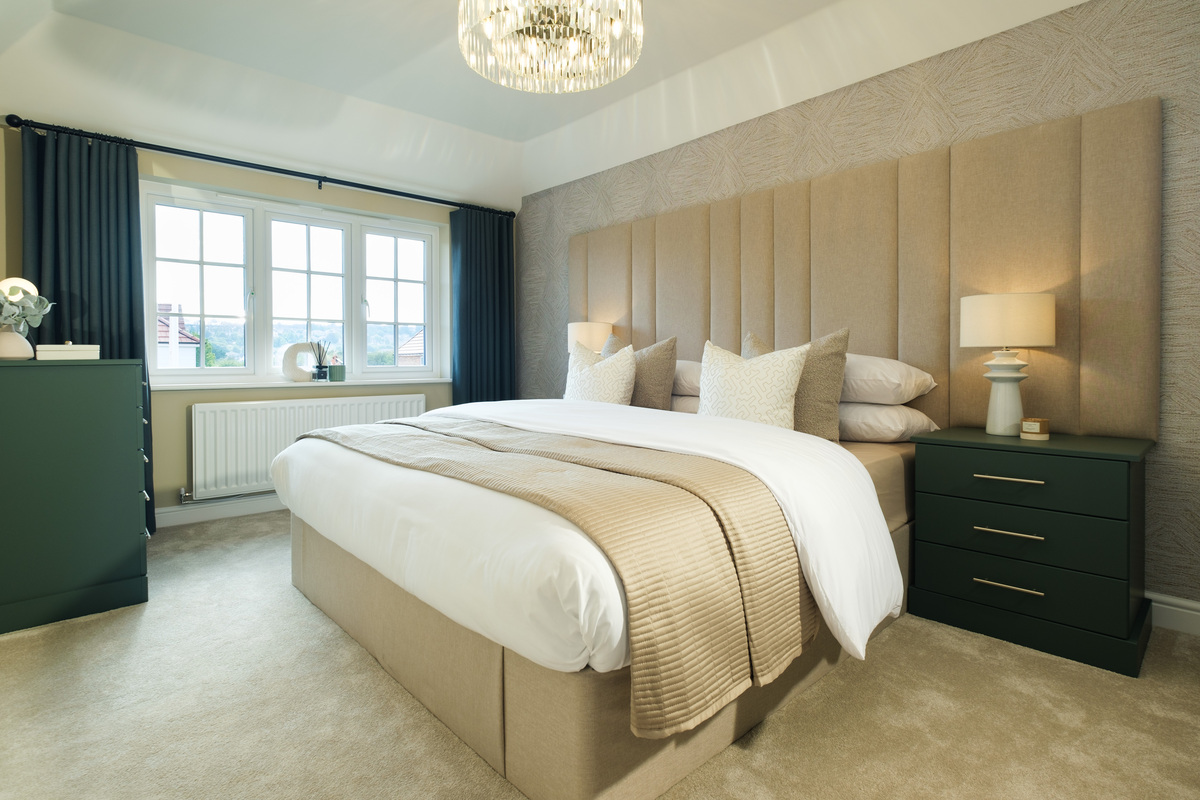 Main bedroom of the Windsor, a 4 bedroom house