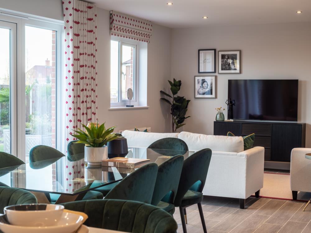 Family area of the Ledsham, a 4 bedroom house