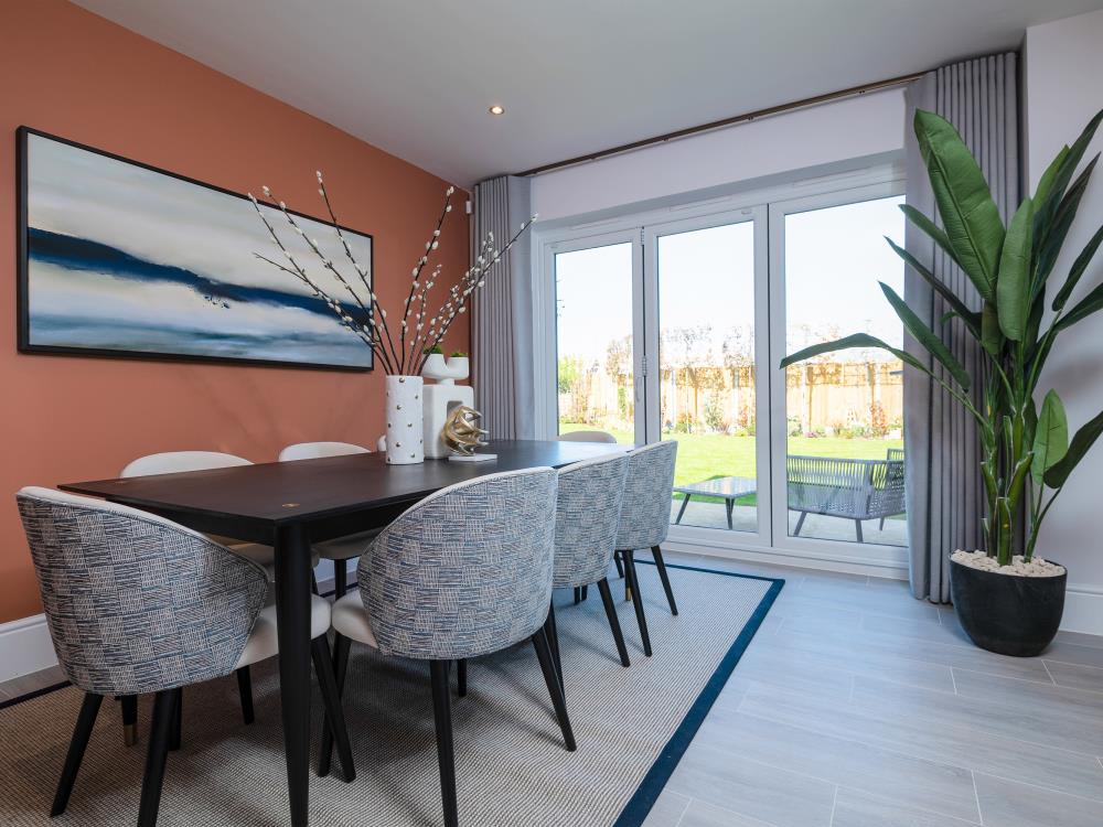 Dining room of the Richmond, a 4 bedroom house