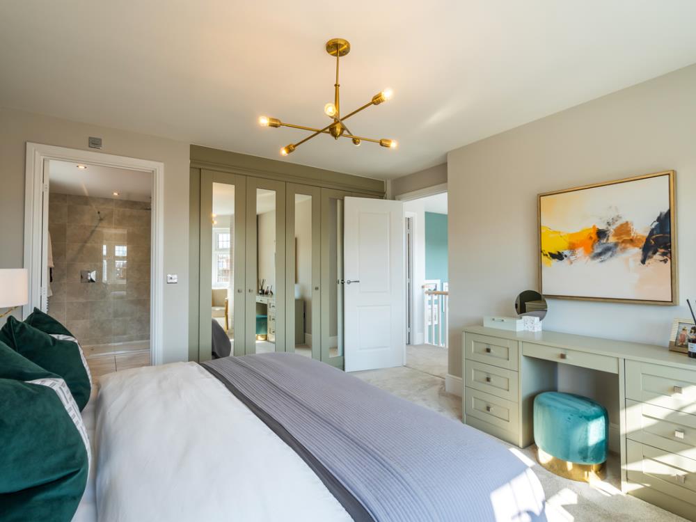 Main bedroom of the Henley, a 4 bedroom house