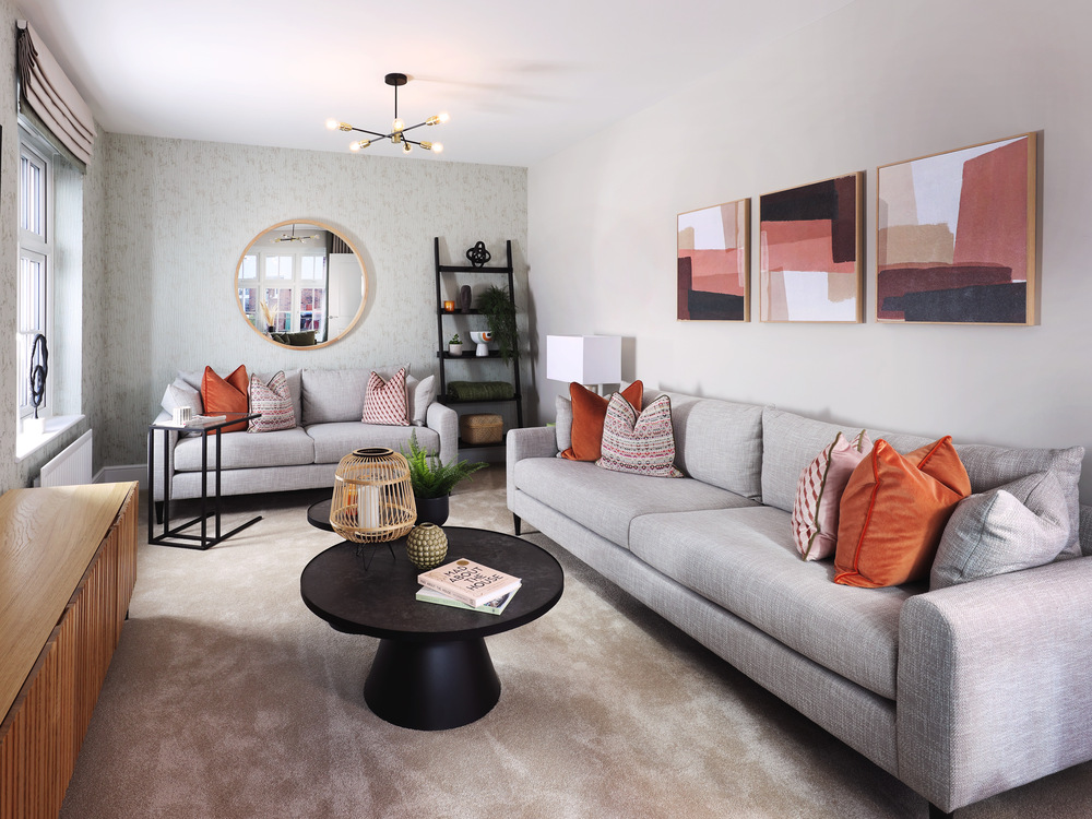 Lounge of the Amberley, a 3 bedroom house