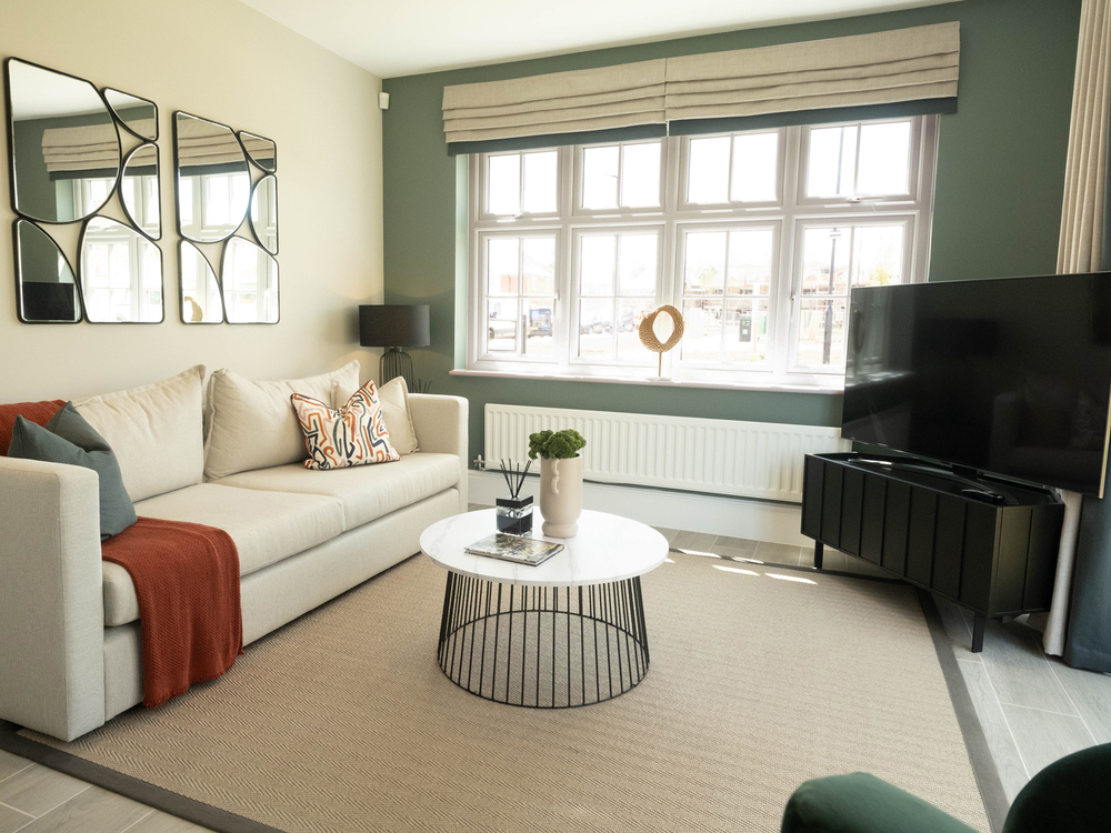 Family room of the Shaftesbury, a 4 bedroom house