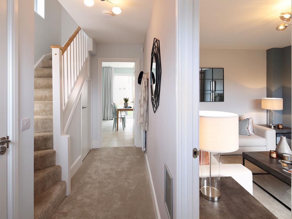 Hallway of the Warwick, a 3 bedroom house