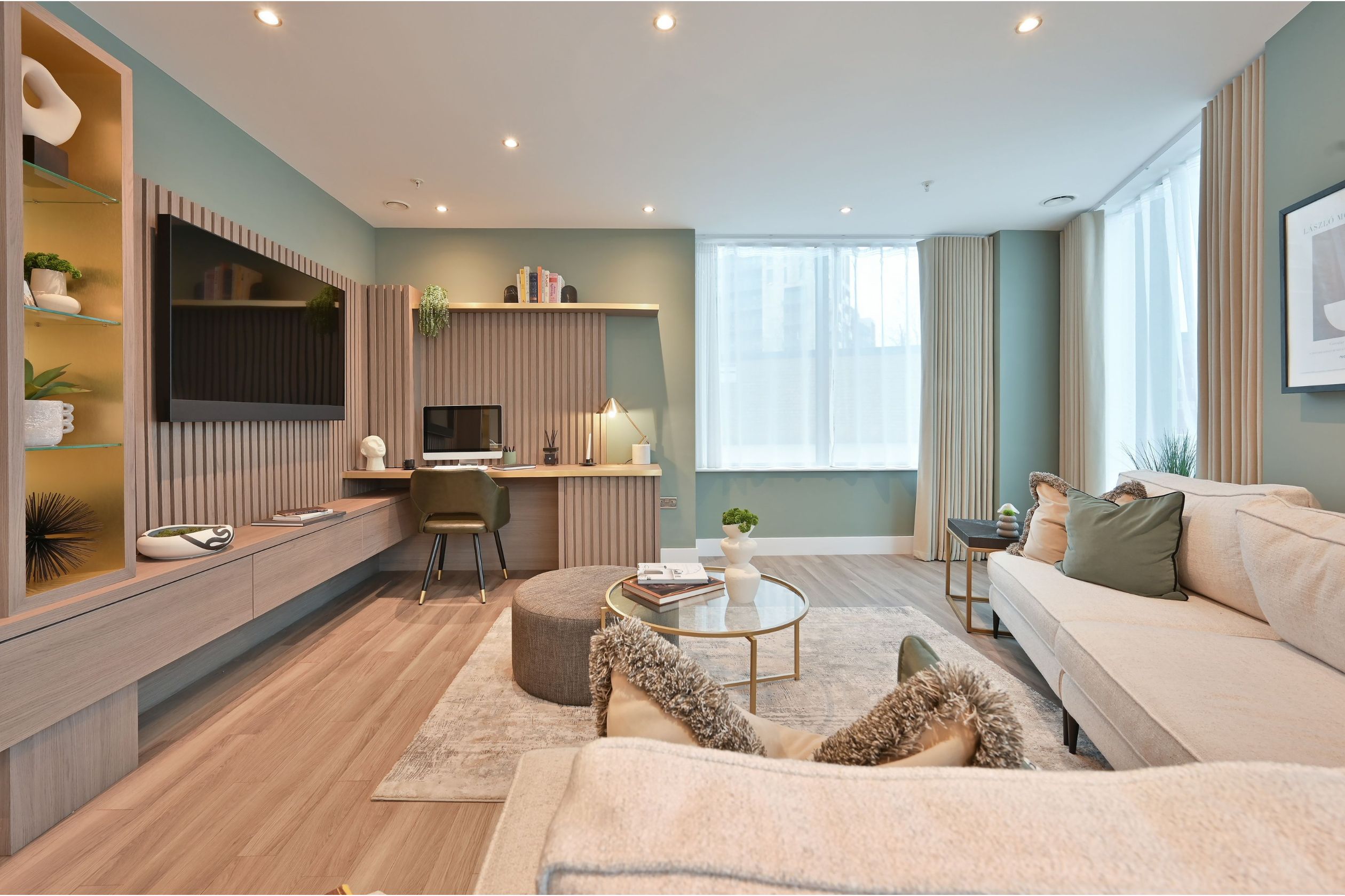 Living Room & WFH Space