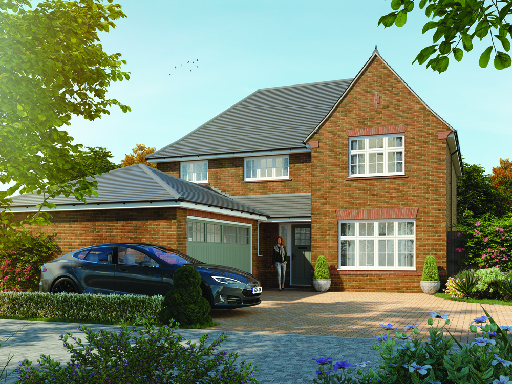 Ledsham CGI with brick finish 