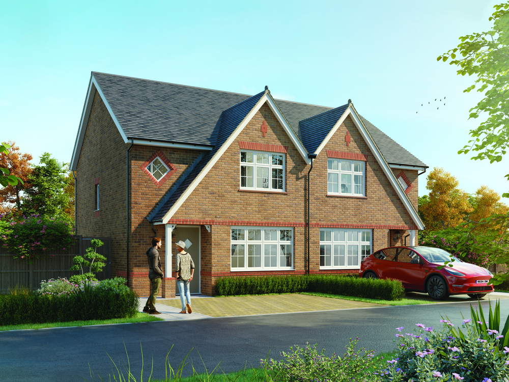Letchworth CGI with brick finish 