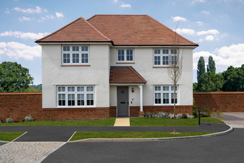 Redrow external render of the 4 bedroom detached Shaftesbury home at Hamlet Park