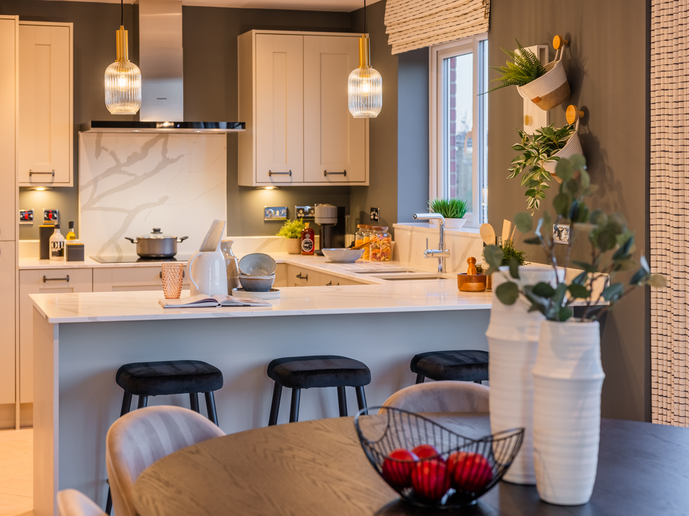 Hampstead kitchen Internal with interior designed finishes