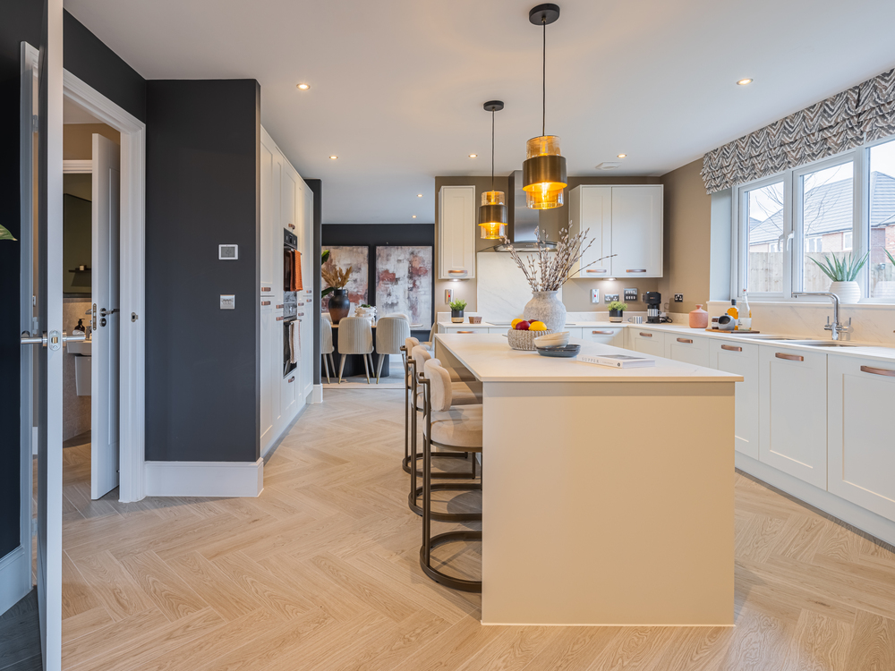 Richmond kitchen internal with stunning surroundings and interior design finishes