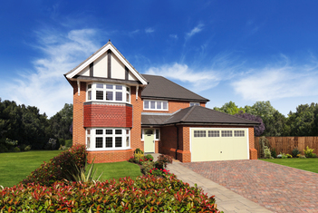 Henley exterior with landscaped surroundings