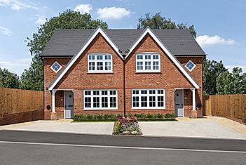 The Letchworth external with landscaped surroundings