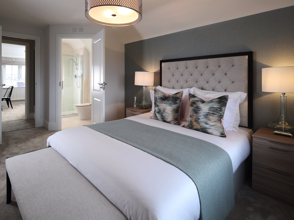 The Chartham at Stonehaven Park internal master bedroom with en-suite