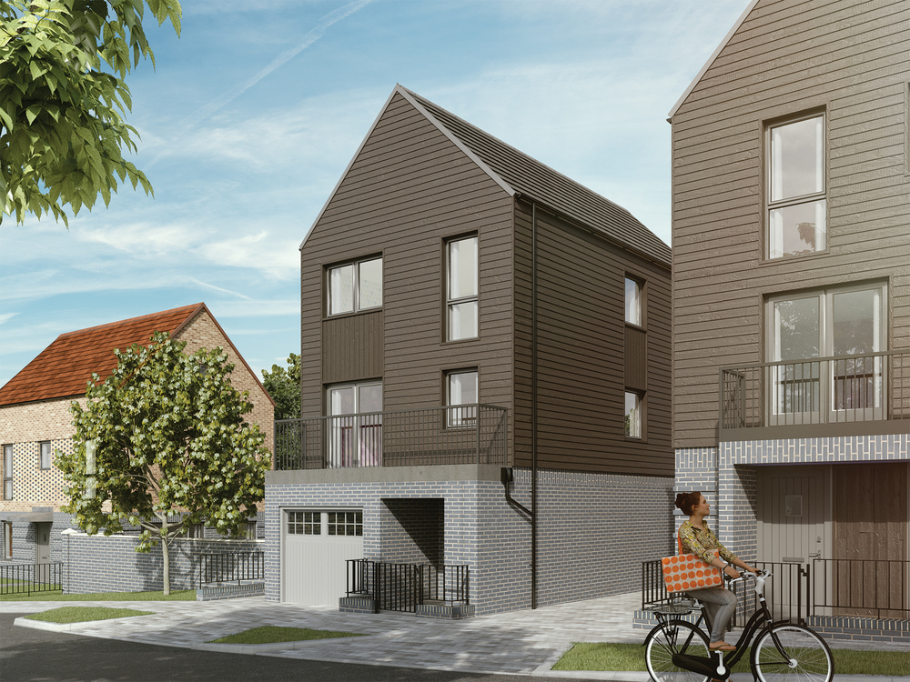 External CGI of the 4 bedroom detached Chilham home at Stonehaven Park