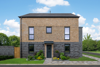 External image of the Elmstead 3 bedroom detached three storey town house at Stonehaven Park
