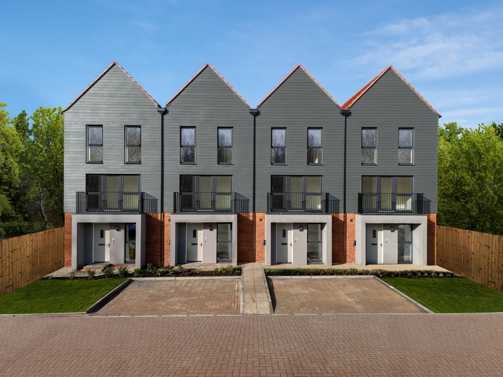 Redrow The Portman three storey home with landscaped surroundings 
