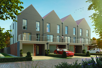 Kensington CGI external in black cladding finish