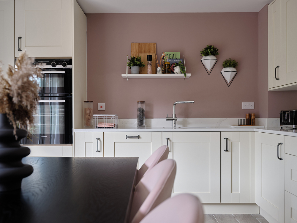 Interior of an interior designed kitchen
