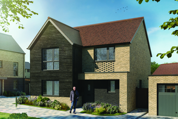 External CGI of the 4 bedroom detached Carrol house type at The Lakes