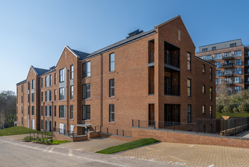 External View of York House Apartment Block with lovely surroundings