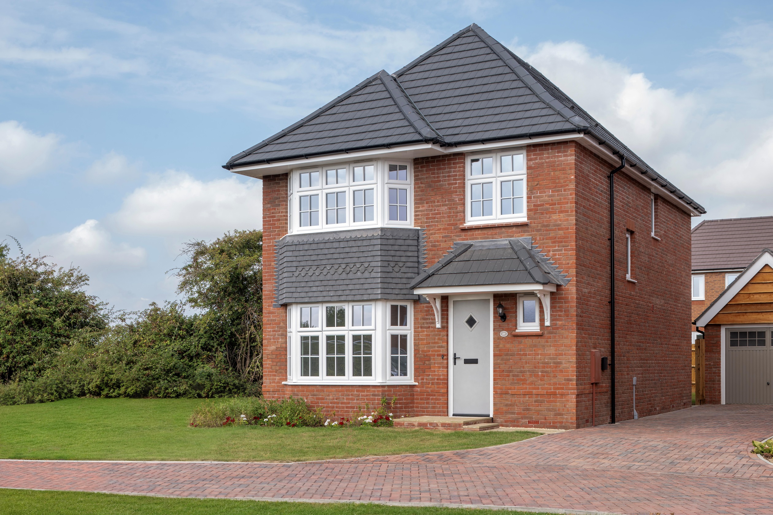 Outside view of the Stratford detached four bedroom home at Charlton Common Bristol