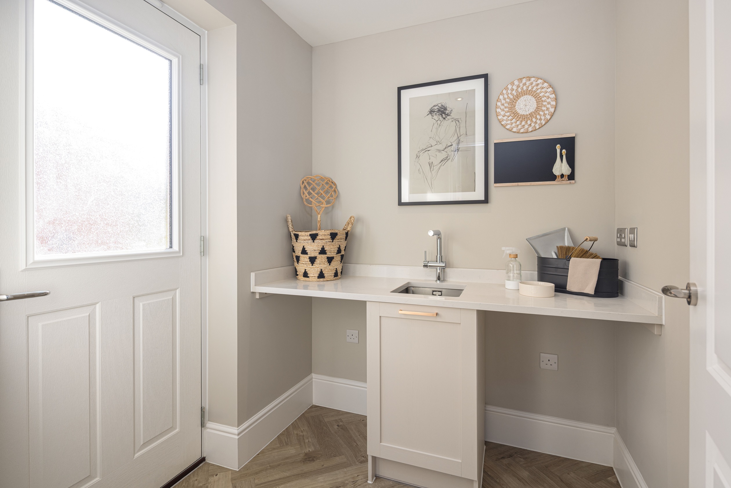 Utility in the Shaftesbury detached four bedroom home
