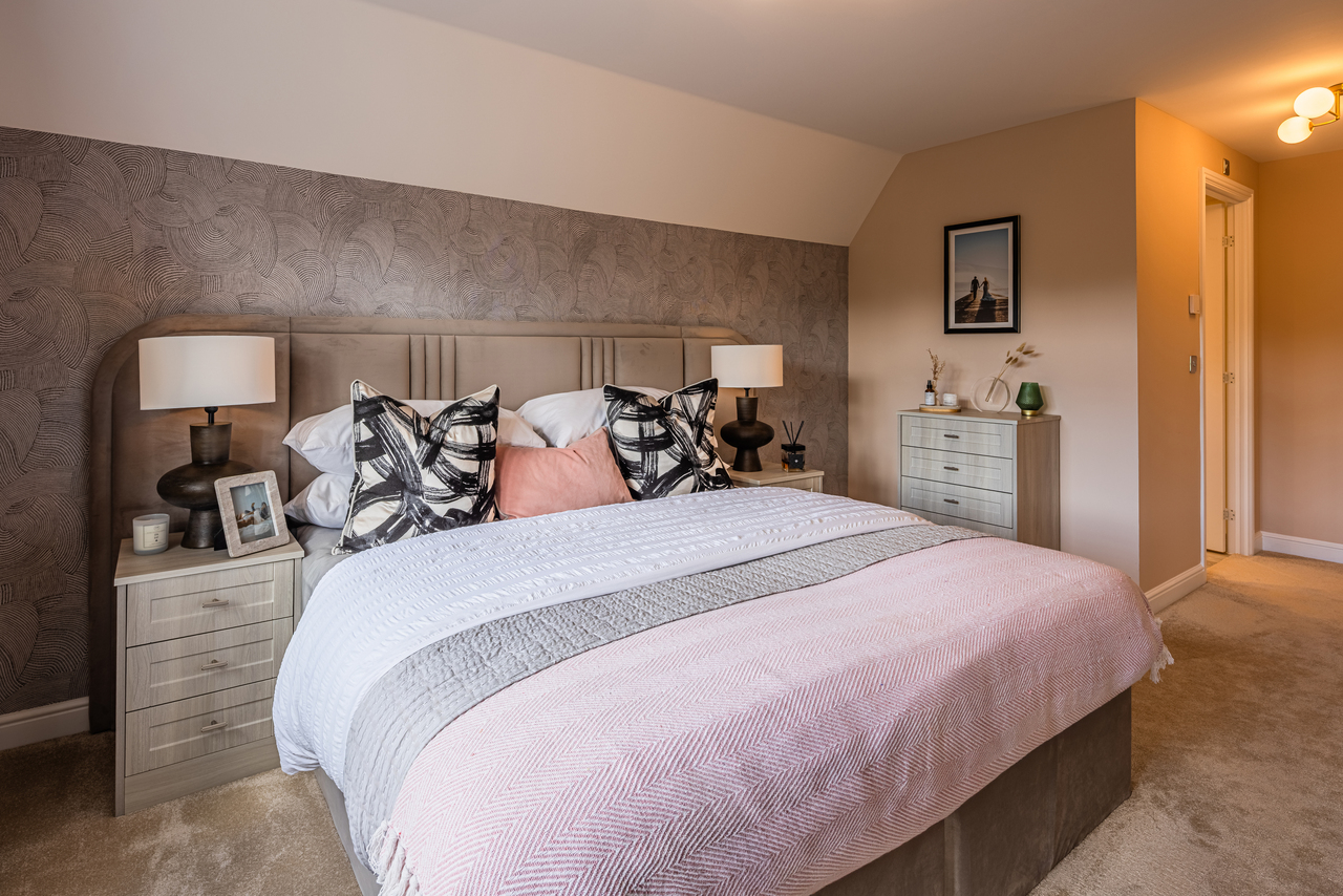 Main bedroom in the Marlow