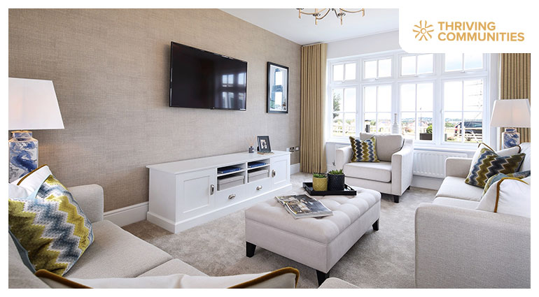 Were Launching Show Homes At Oakdene, Living Room Show Homes