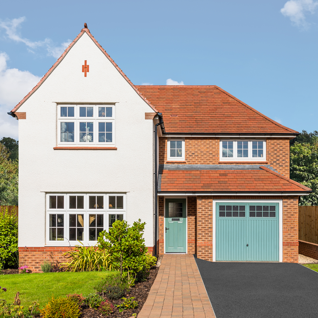 External view of a detached Redrow home