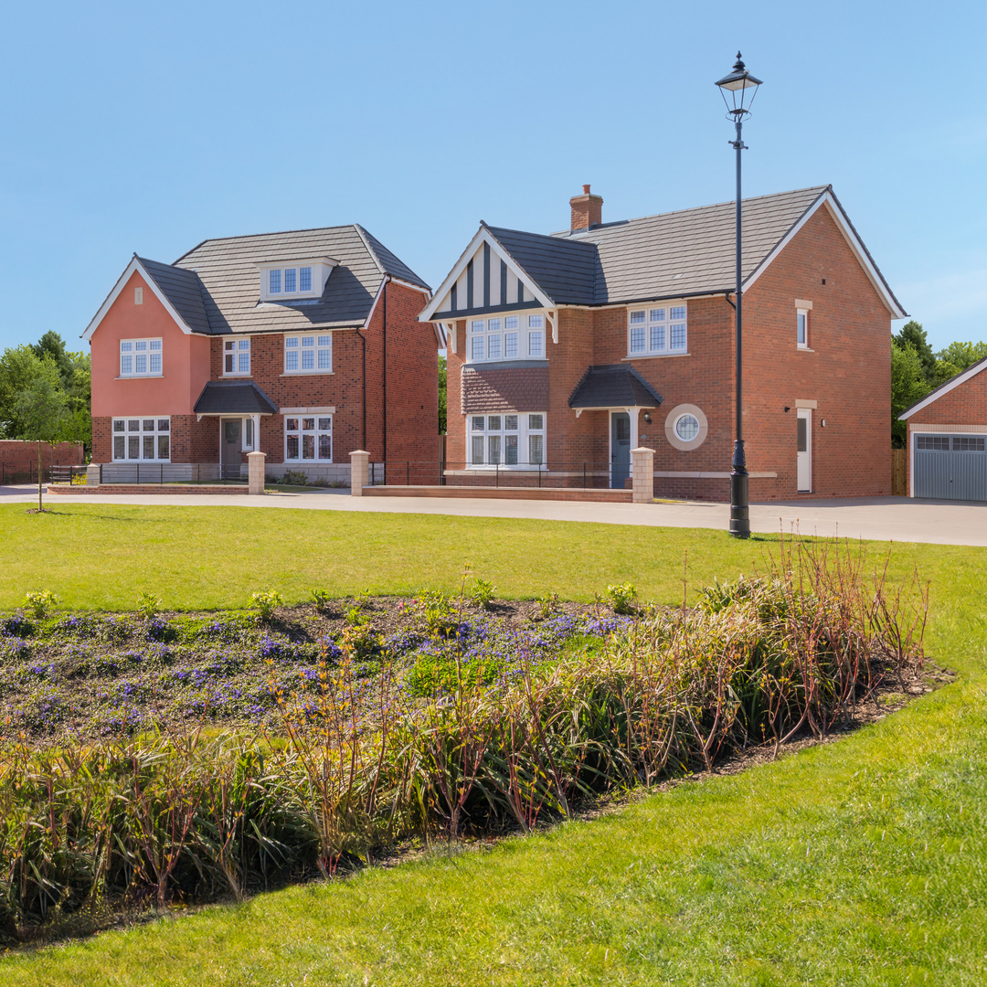Two Redrow homes at Roundhill Gardens