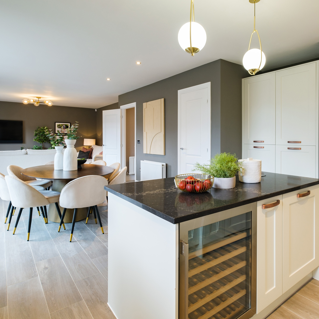 The Henly open plan kitchen