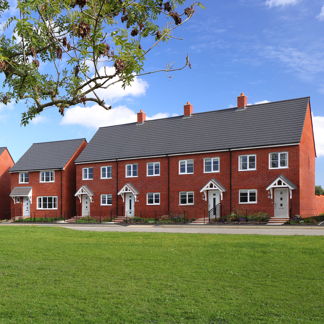 A row of first homes