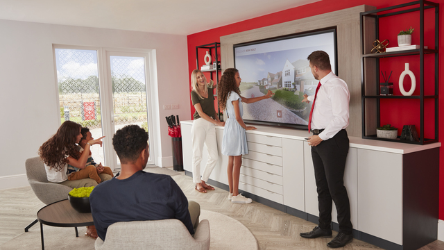 Family at a Customer Experience Suite