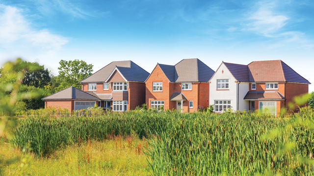 The Finches row of Heritage homes