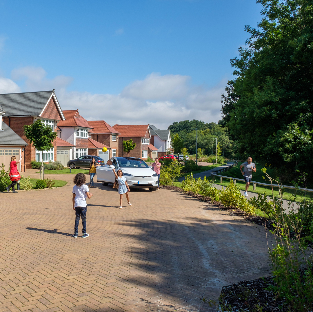 Children playing in the street