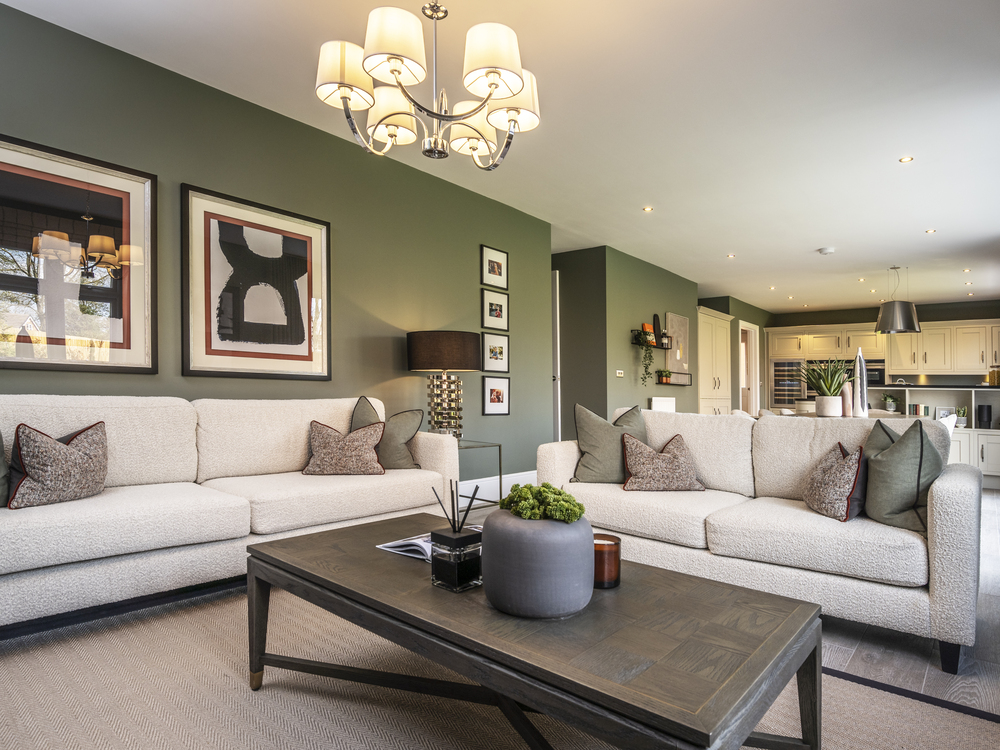 The family area in The Blenheim house