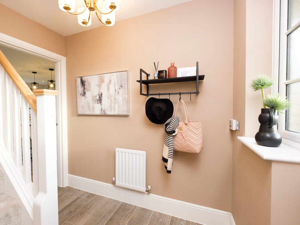 The entrance hallway in the Highgate home