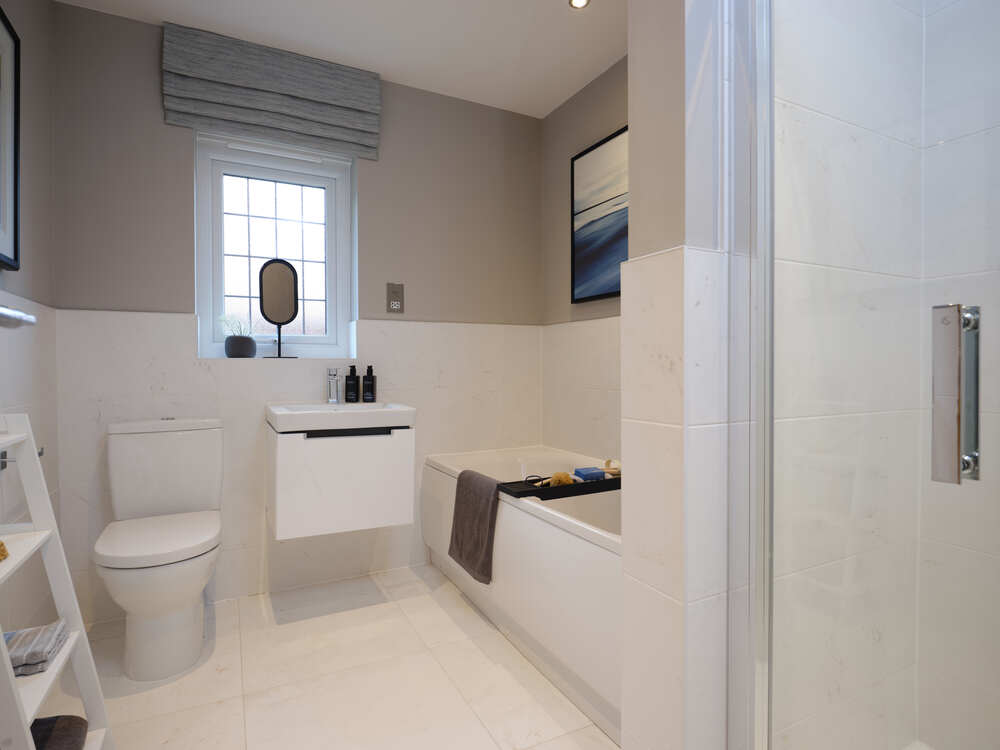 The bathroom in The Sandringham house