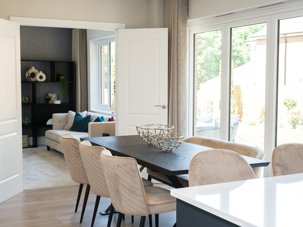 The dining room in The Balmoral house
