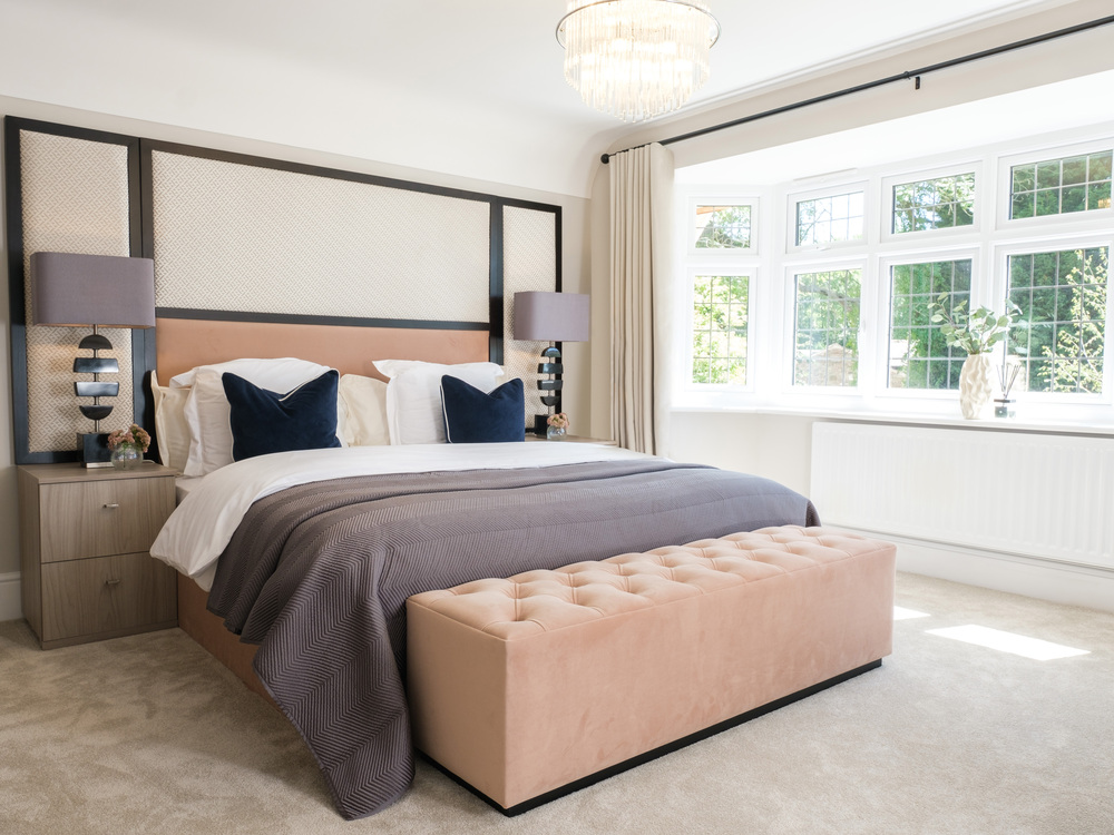 The main bedroom in The Balmoral house
