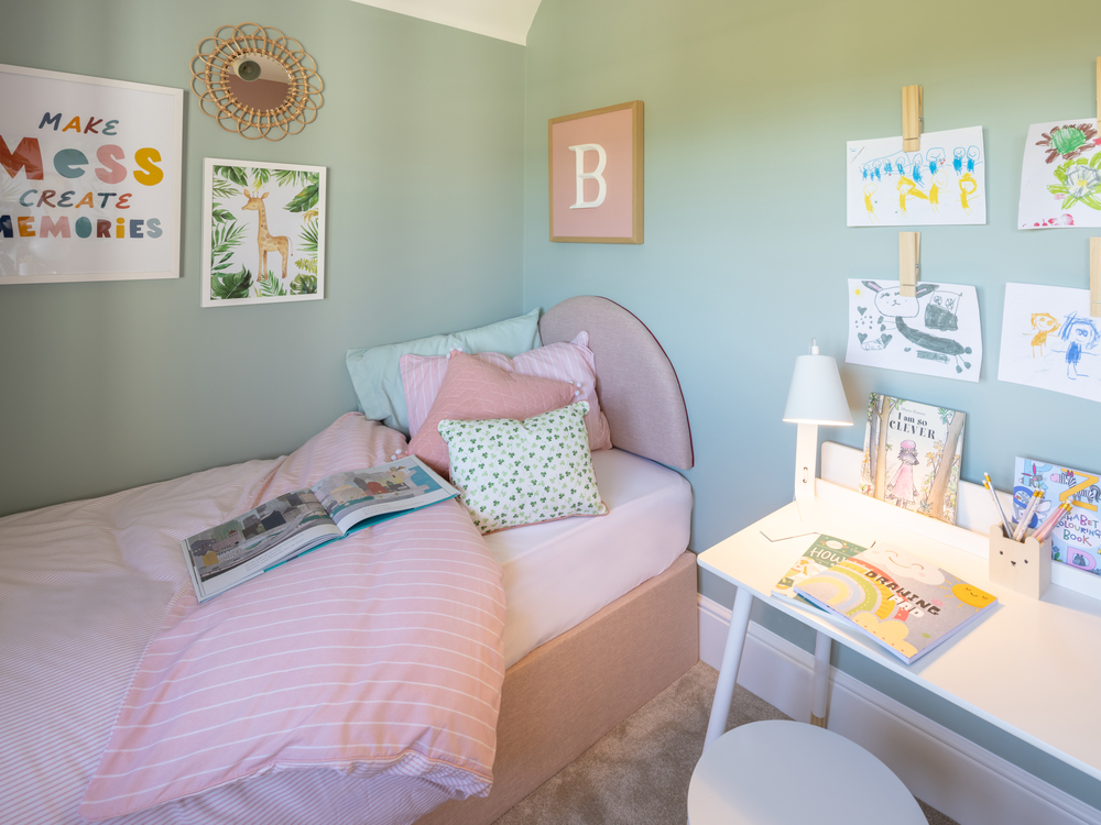 The fourth bedroom in The Welwyn house