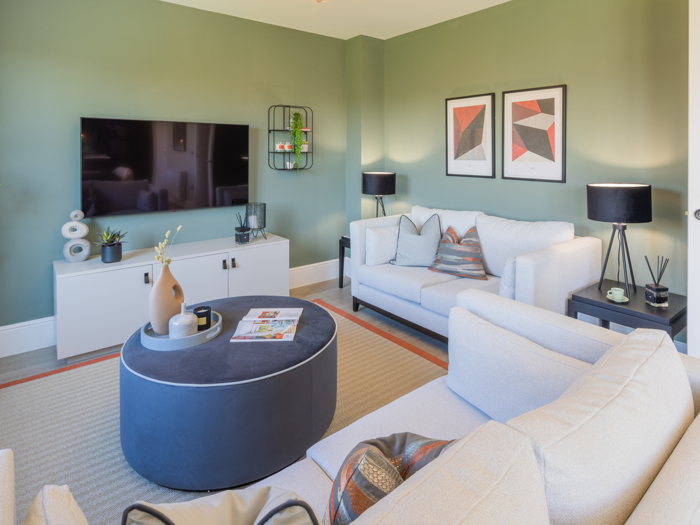 The family area in The Welwyn house