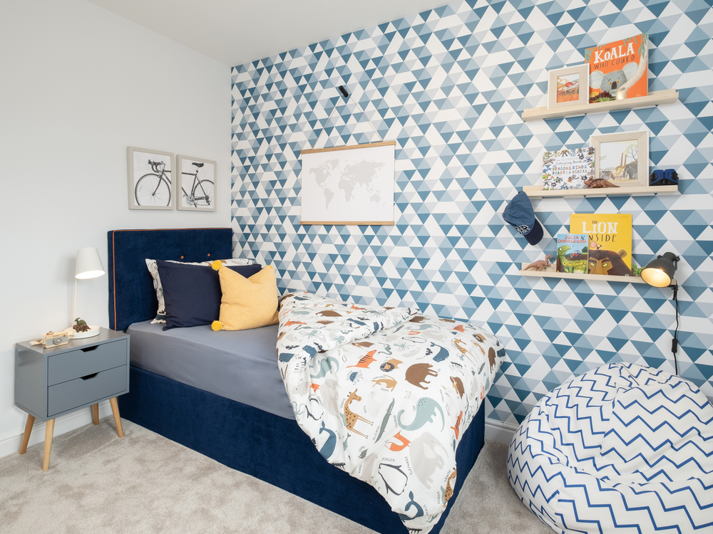 The third bedroom in The Bakewell house