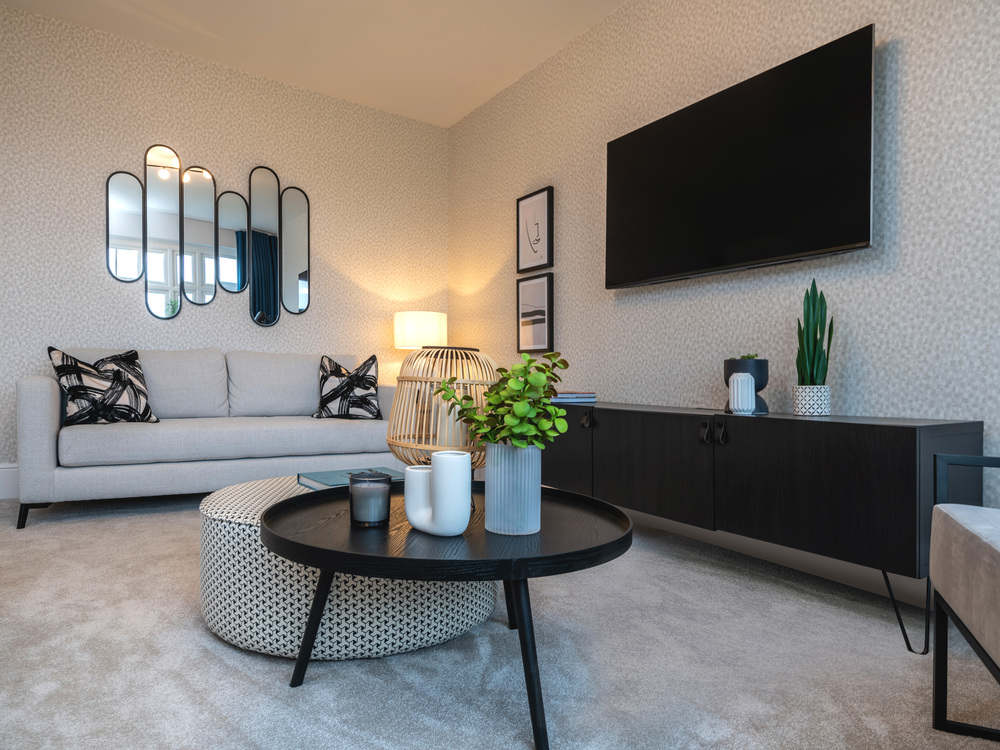 The lounge in The Letchworth house