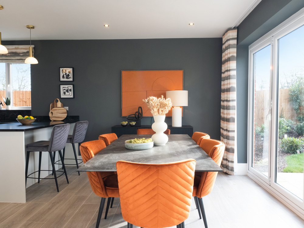 The dining area in The Canterbury Lifestyle house