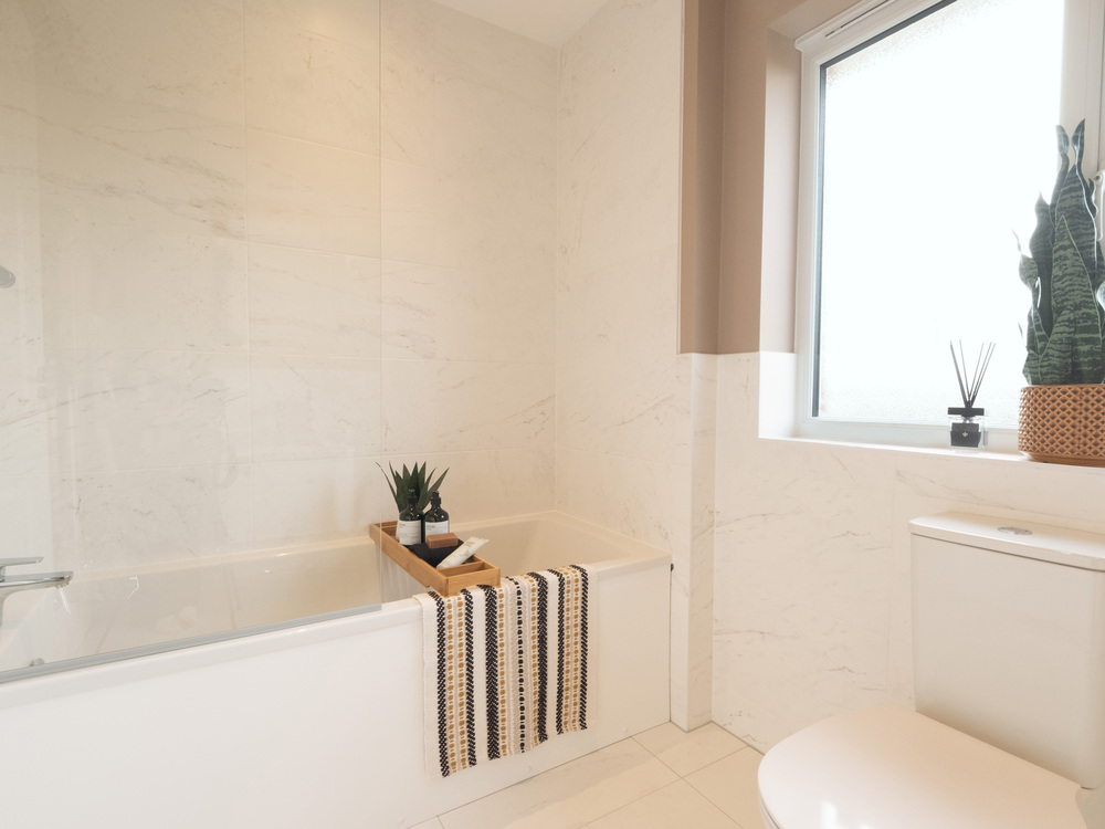 The en-suite in The Canterbury Lifestyle house