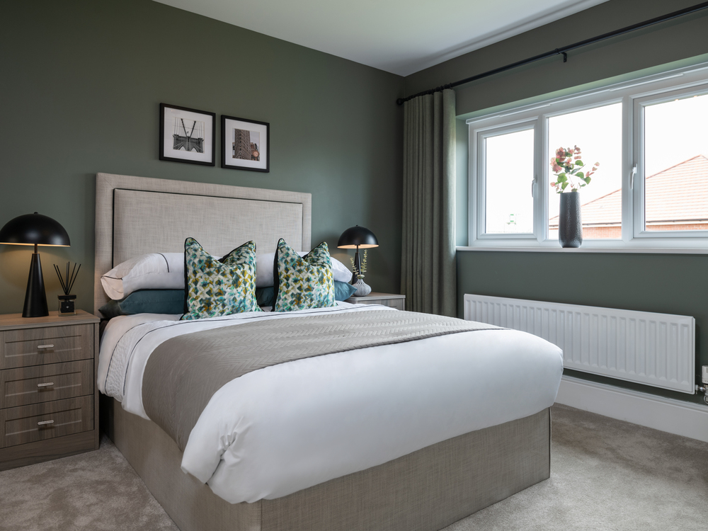 The second bedroom in The Harrogate Lifestyle house