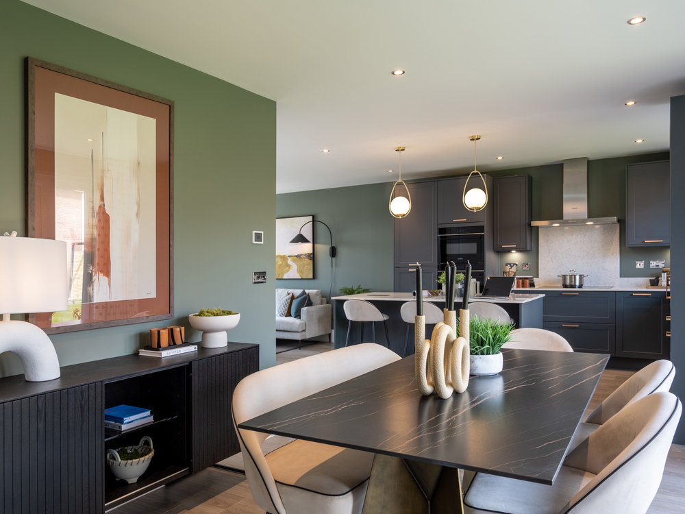 The kitchen dining area in The Harrogate Lifestyle house