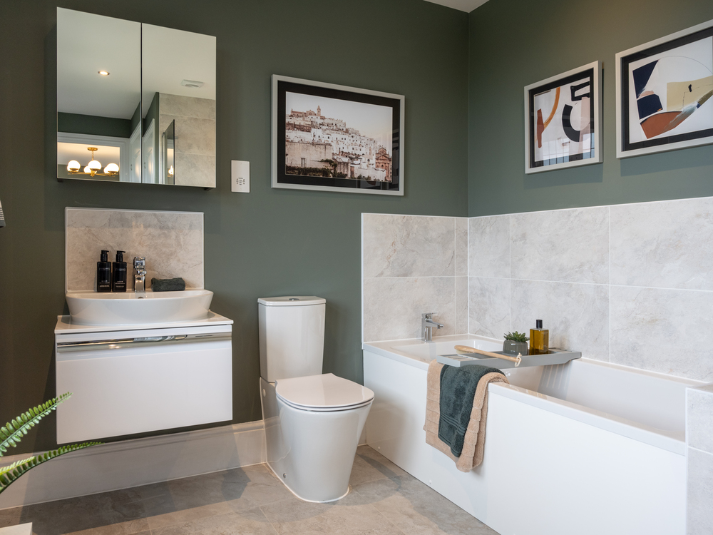 The bathroom in The Leamington Lifestyle house