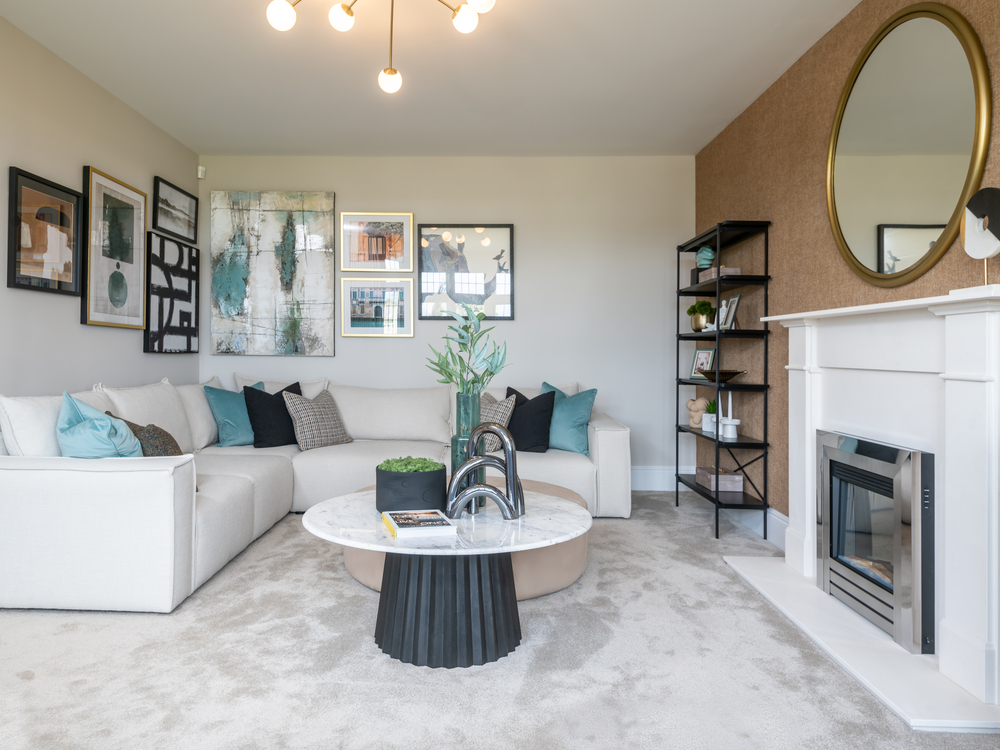 The lounge in The Leamington Lifestyle house